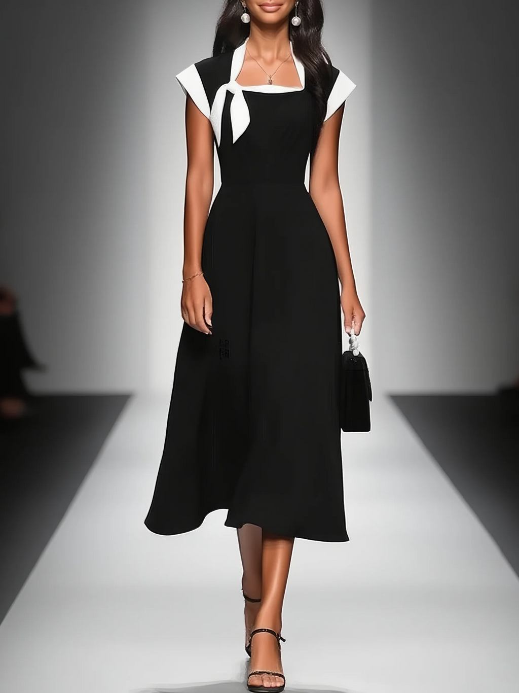 Vestido Bicolor Exclusivo de Aurelia