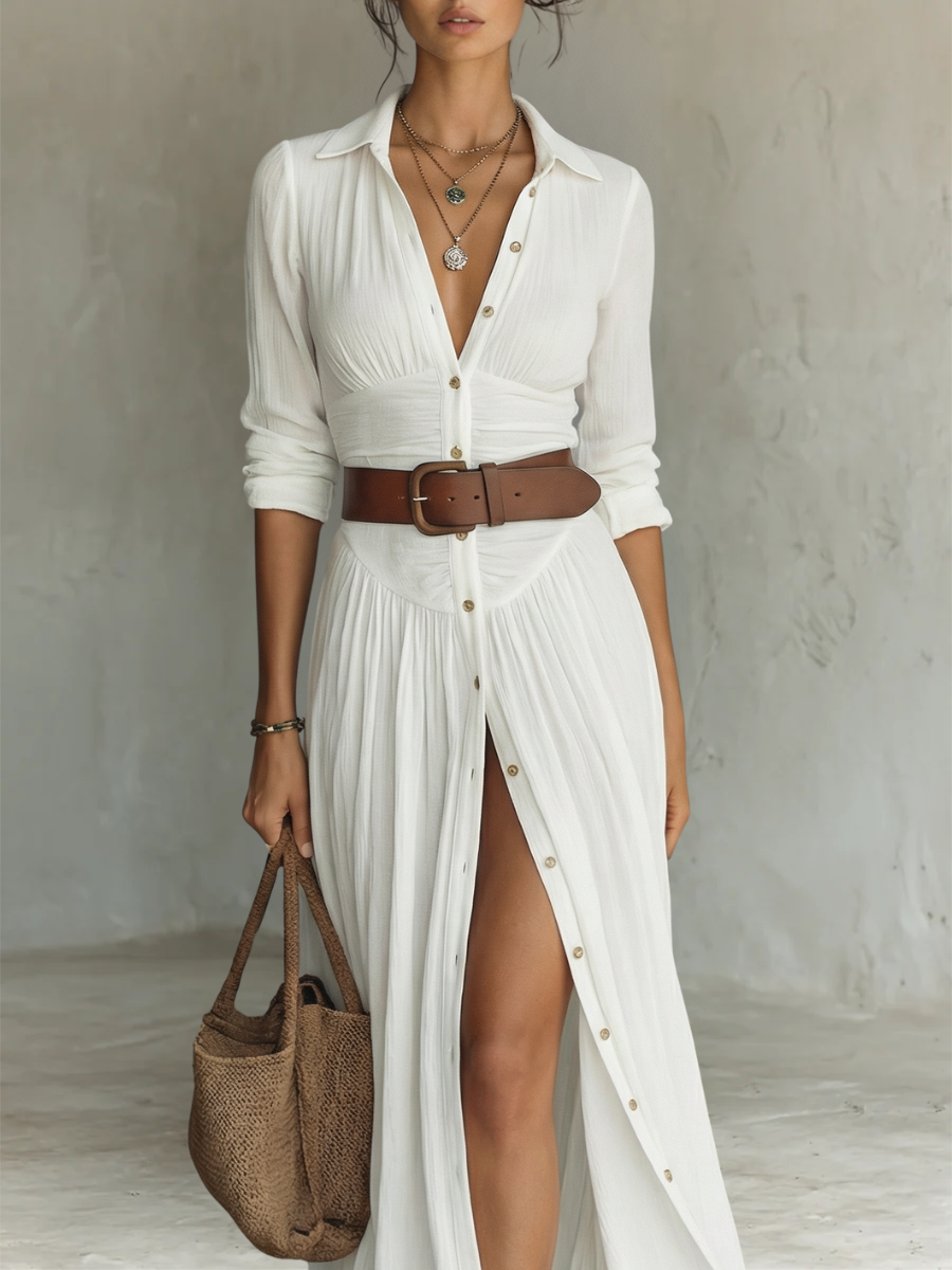Vestido Mangas Largas Exclusivo de Aurelia