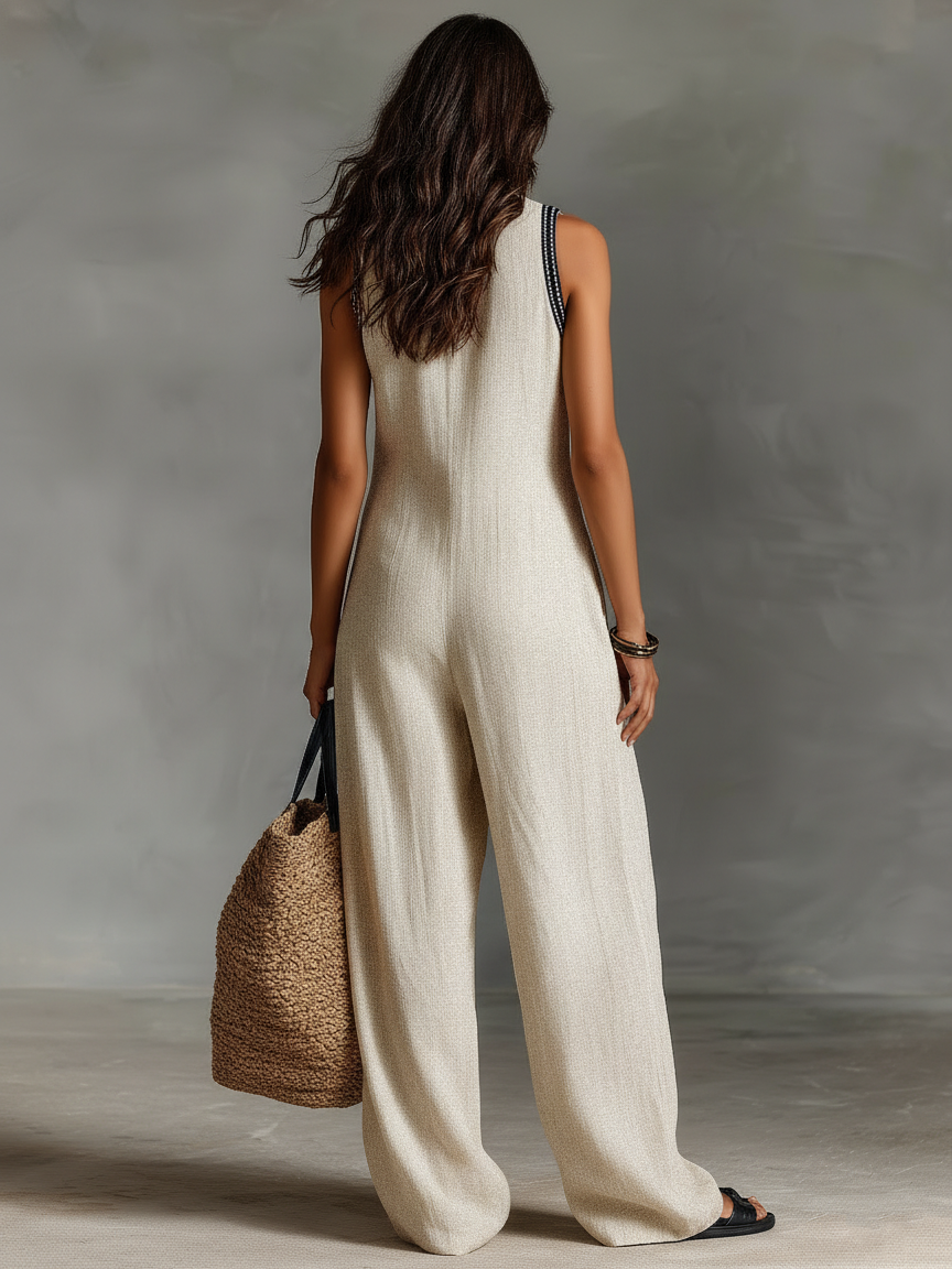 Vestido Largo de Lino Limitado de Aurelia